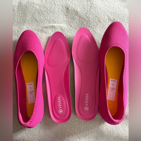 Vivaia Claire Women's Vibrant Pink Ballet Flats - Picture 10 of 13